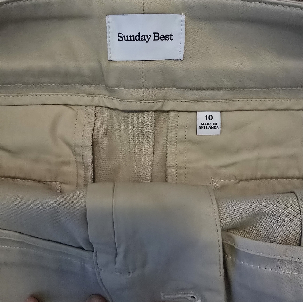 Aritzia Sunday Best Light Beige Skirt - Picture 2 of 5